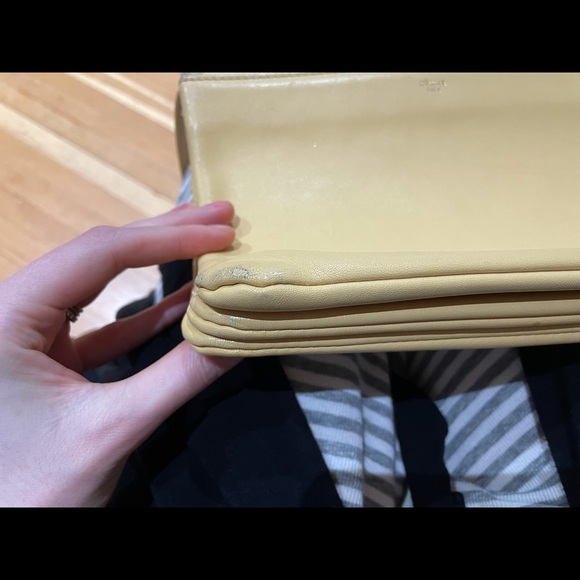 Large Celine Trio Bag in Pale Yellow - Picture 4 of 12